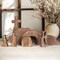 Empty Tomb Easter Scene and Cross Decoration, Wooden Easter Resurrection Scene Cross Jesus Tomb Tray Set, Jesus Nativity Scene Decor for Religious Home Office Tabletop Christian Gifts